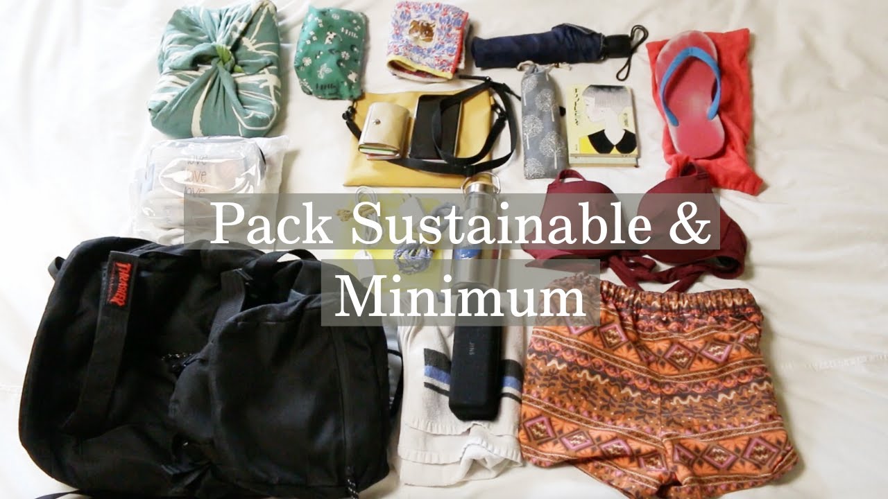 Sustainable Minimalist Way Of Packing | Japanese frugal minimalist | Zero Waste