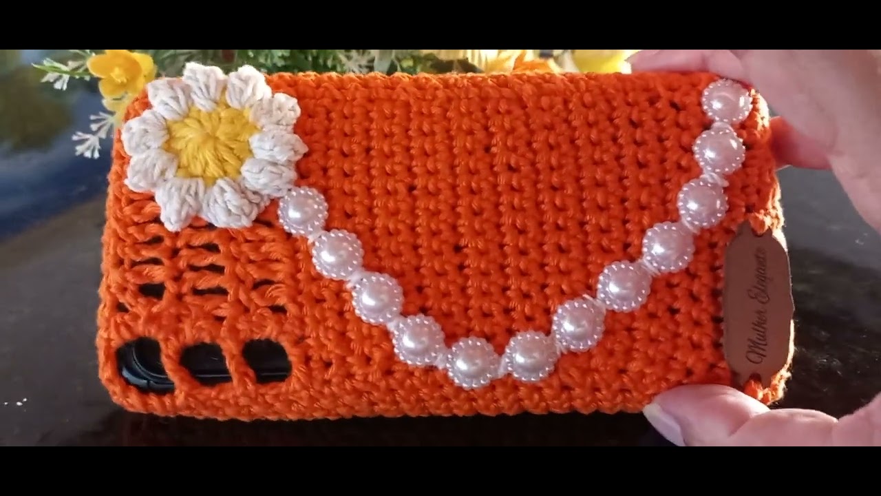 Capinha pra celular em croche!