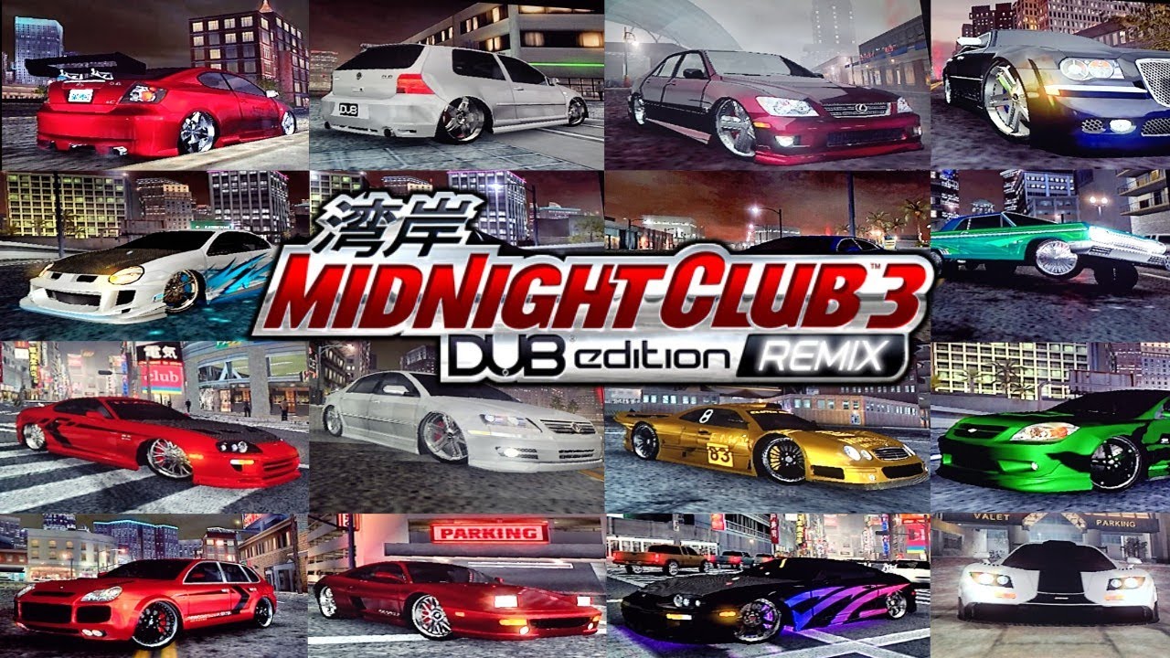 🇧🇷mostrando todos os carros da minha garagem MIDNIGHT CLUB 3 🇺🇲showing all the cars in my garage