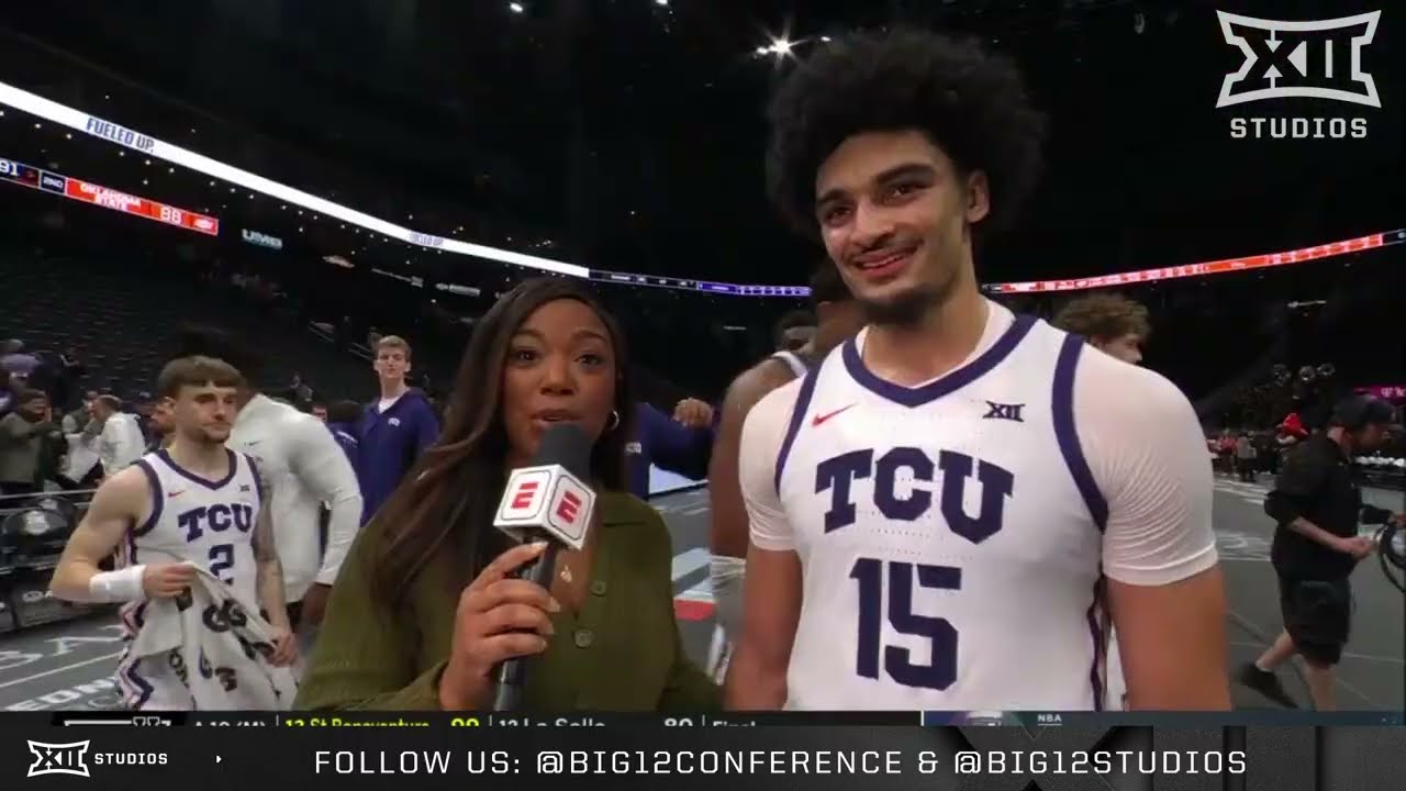 TCU's David Punch Post-Game Interview after Oklahoma State Win