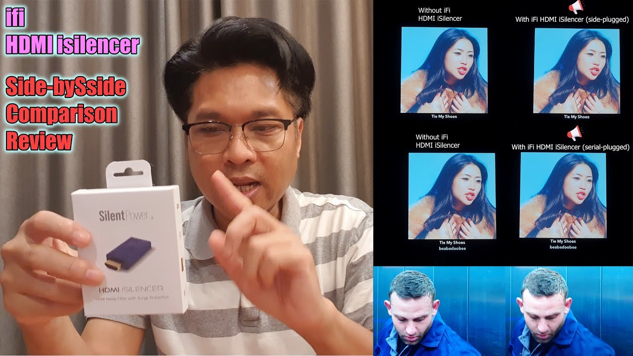 ifi HDMI iSilencer Unboxing and Full Review with side-by-side comparison audio & video test