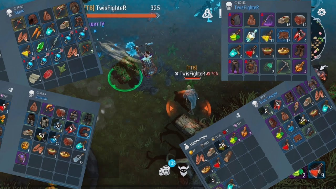 Frostborn Family pvp #8 Приключения и столкновения викингов.