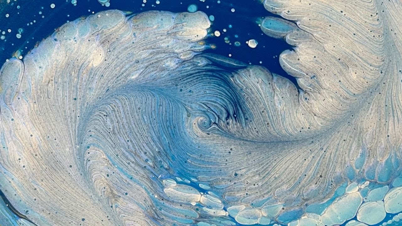 'Almost Heaven' Cloud Pour - Color of the Month Collab with @ArtByJulieE
