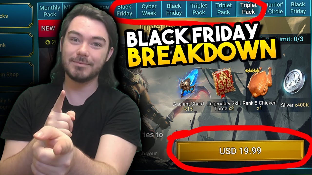 Ranking the BLACK FRIDAY Packs!! | Raid: Shadow Legends