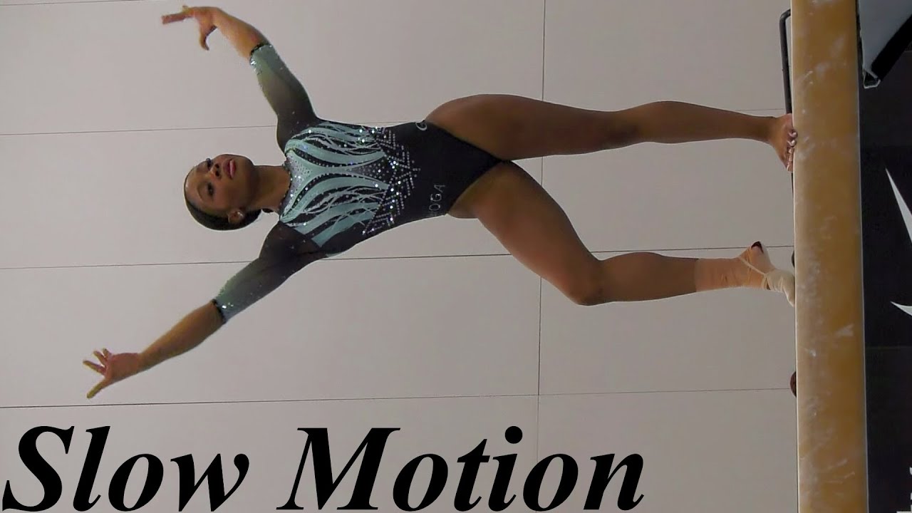 Kaliya Lincoln Slow Motion Full Screen Winter Cup 2024 Senior Women Gymnastics