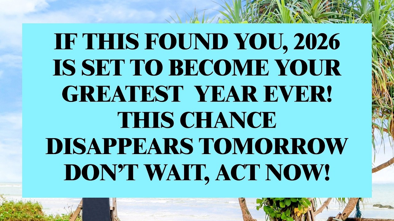This Message Arrived Just in Time — 2026 Is About to Shift in Your Favor
