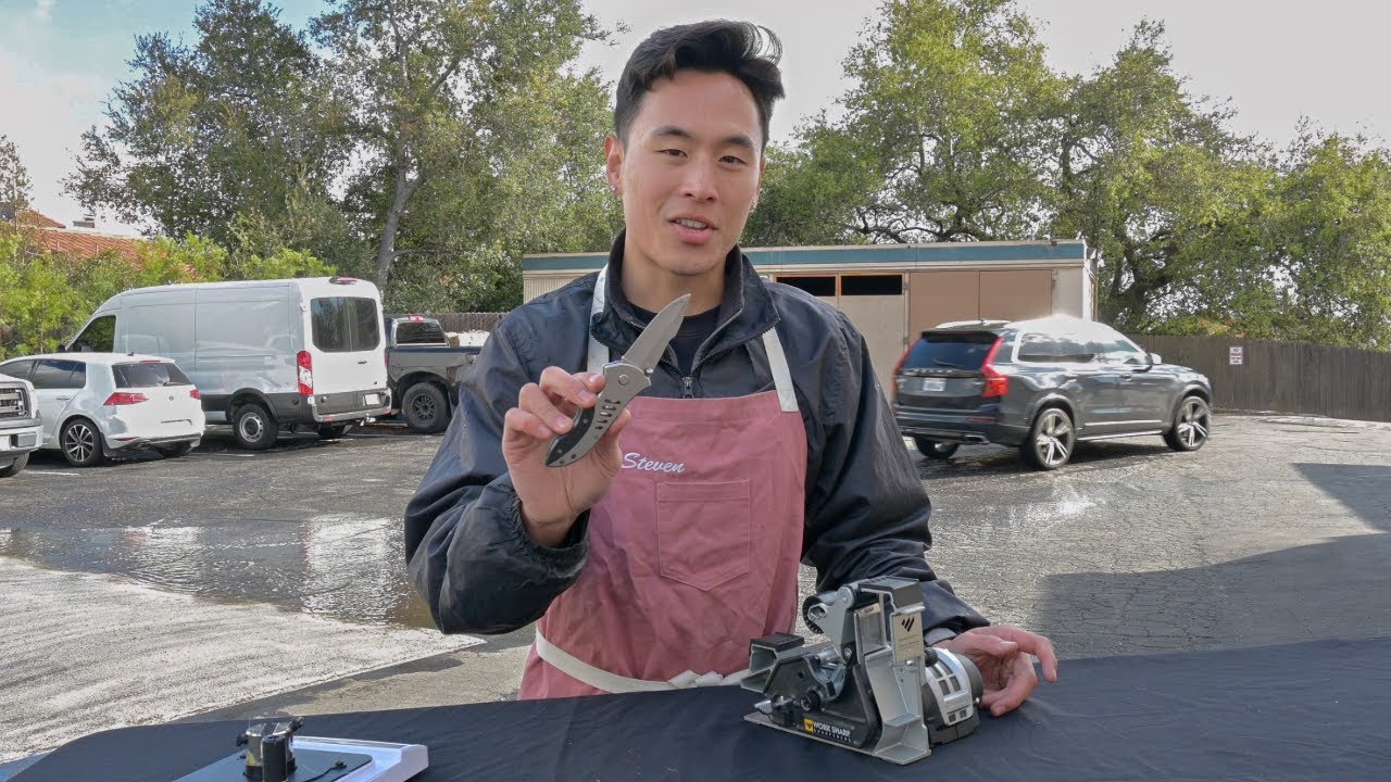 Cheap Knife to Shaving Sharp Using Work Sharp