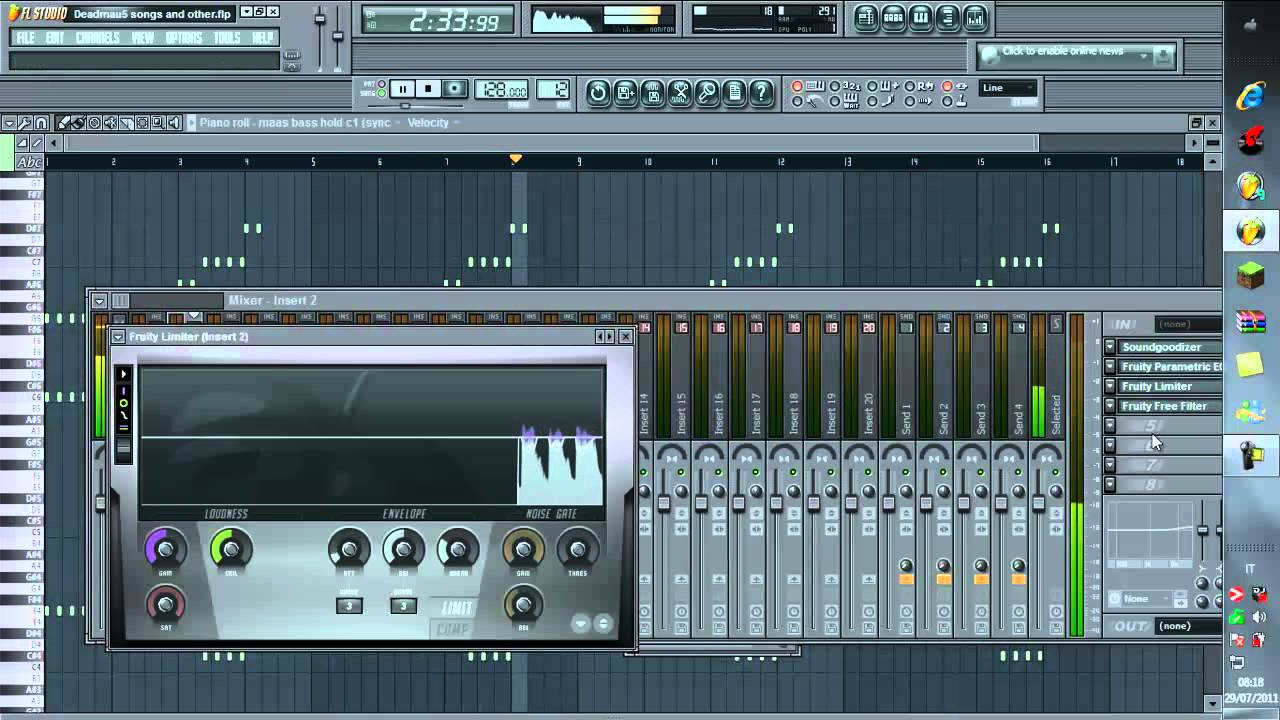 Deadmau5 chords and others in Fl Studio 10