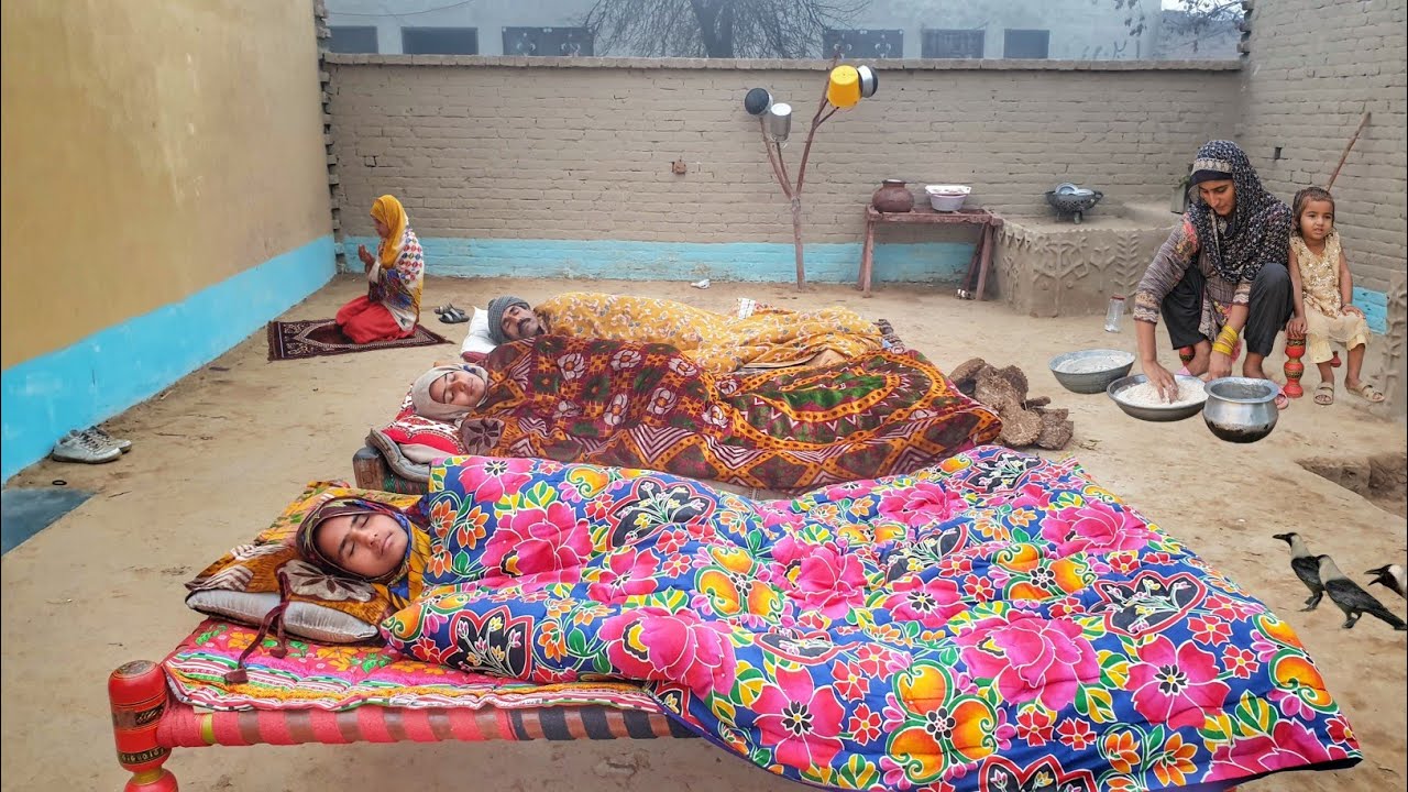 My Village Morning Routine | Pakistan Village Life | Village Winter Morning| Village Joint Family