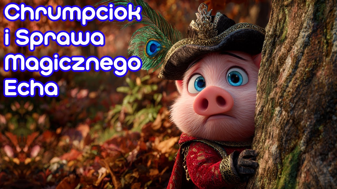 🐷 Detektyw Chrumpciok i Sprawa Magicznego Echa 👀  | Bajka do słuchania na dobranoc 🌙 | Słuchowisko 🎶
