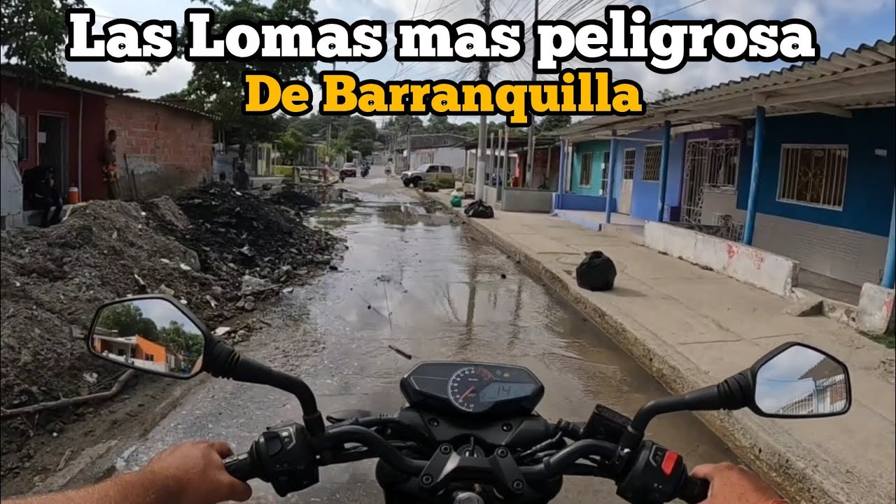 Así se ven las dos lomas más peligrosas de Barranquilla: la del peligro y la Manga.