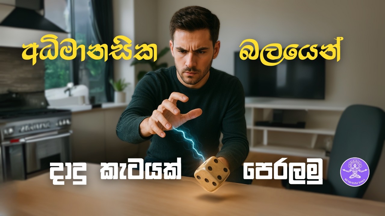 අධිමානසික බලයෙන් ✡️ දාදු කැටයක් පෙරලන්නේ මෙහෙමයි | Telekinesis