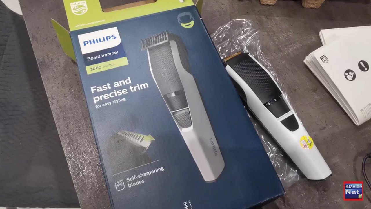 UNBOXING Regolabarba Philips 3000 Series Utile e Funzionale #philips #rasoio #barba #davidenet