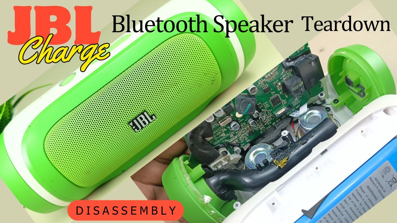 Disassembly of JBL Charge Bluetooth speaker | Complete teardown | how to disassemble the speaker