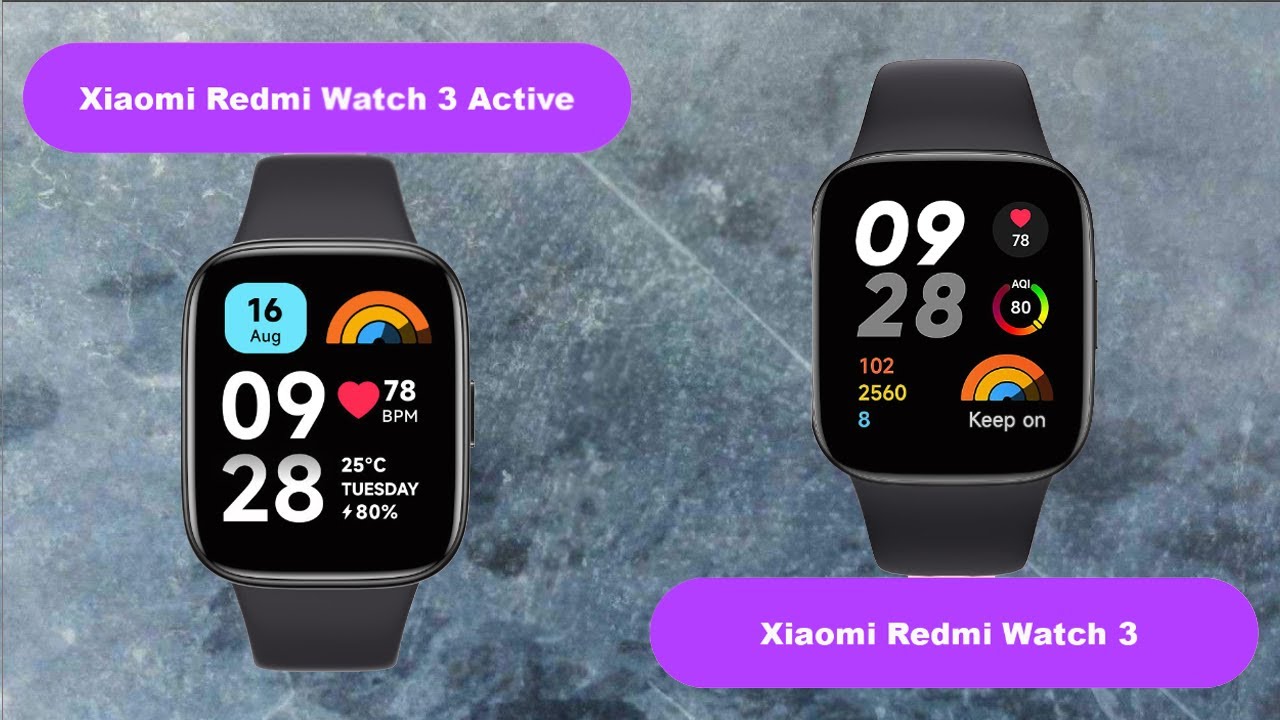 Xiaomi Redmi Watch 3 Active vs Xiaomi Redmi Watch 3