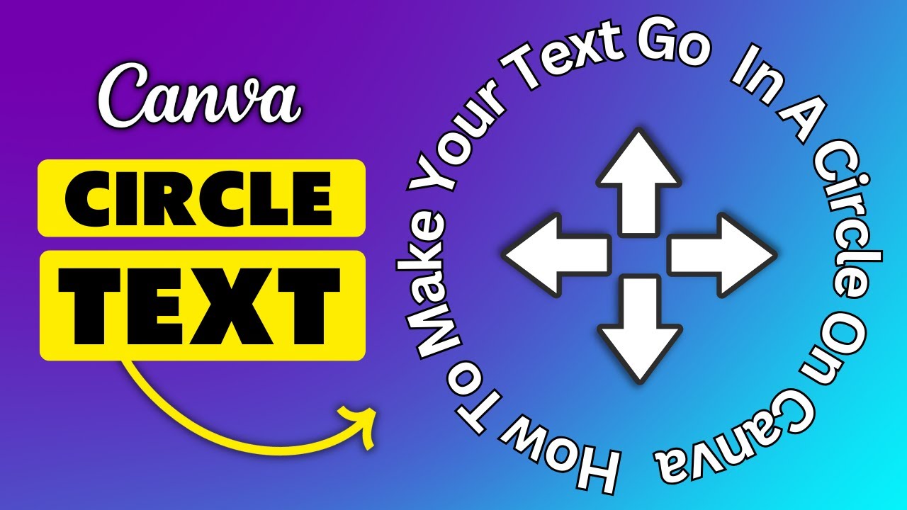 How To Make Your Text Go In A Circle On Canva