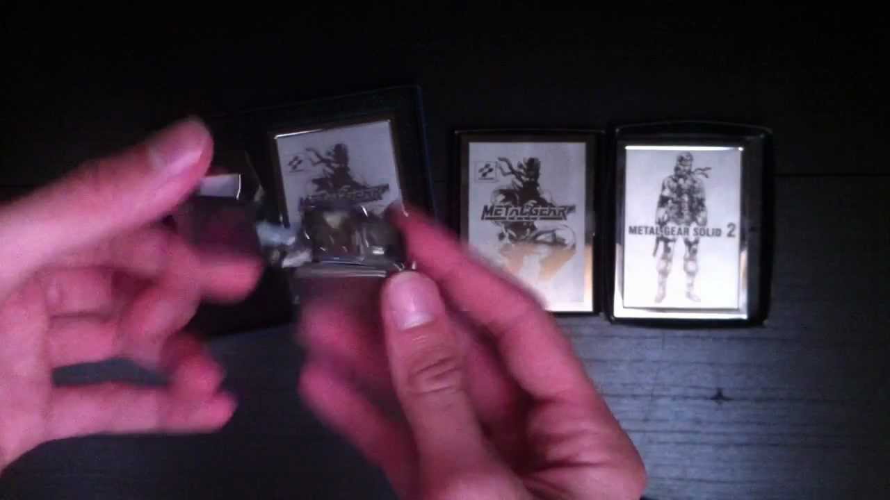 Metal Gear Solid Lighter And Cigarette Case