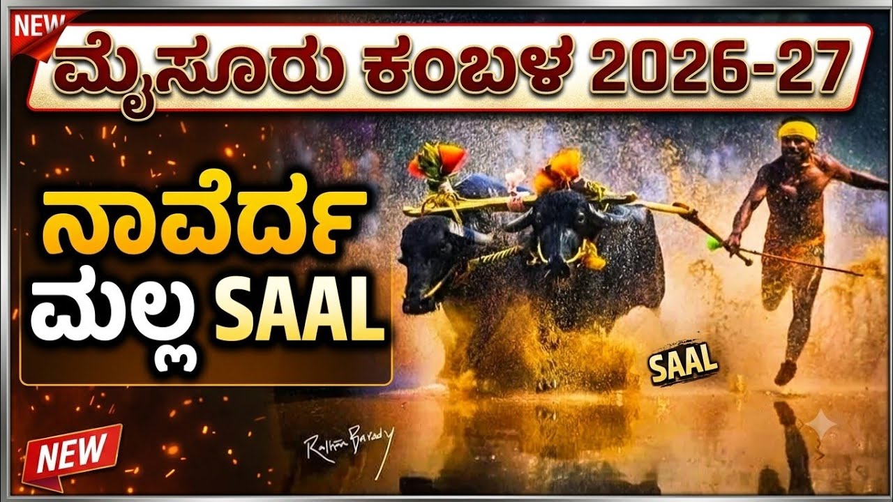 MYSORE KAMBALA NAYARDA MALLA SAAL #india #worldcup #kambalalive #race #youtubeshorts #viral #public 