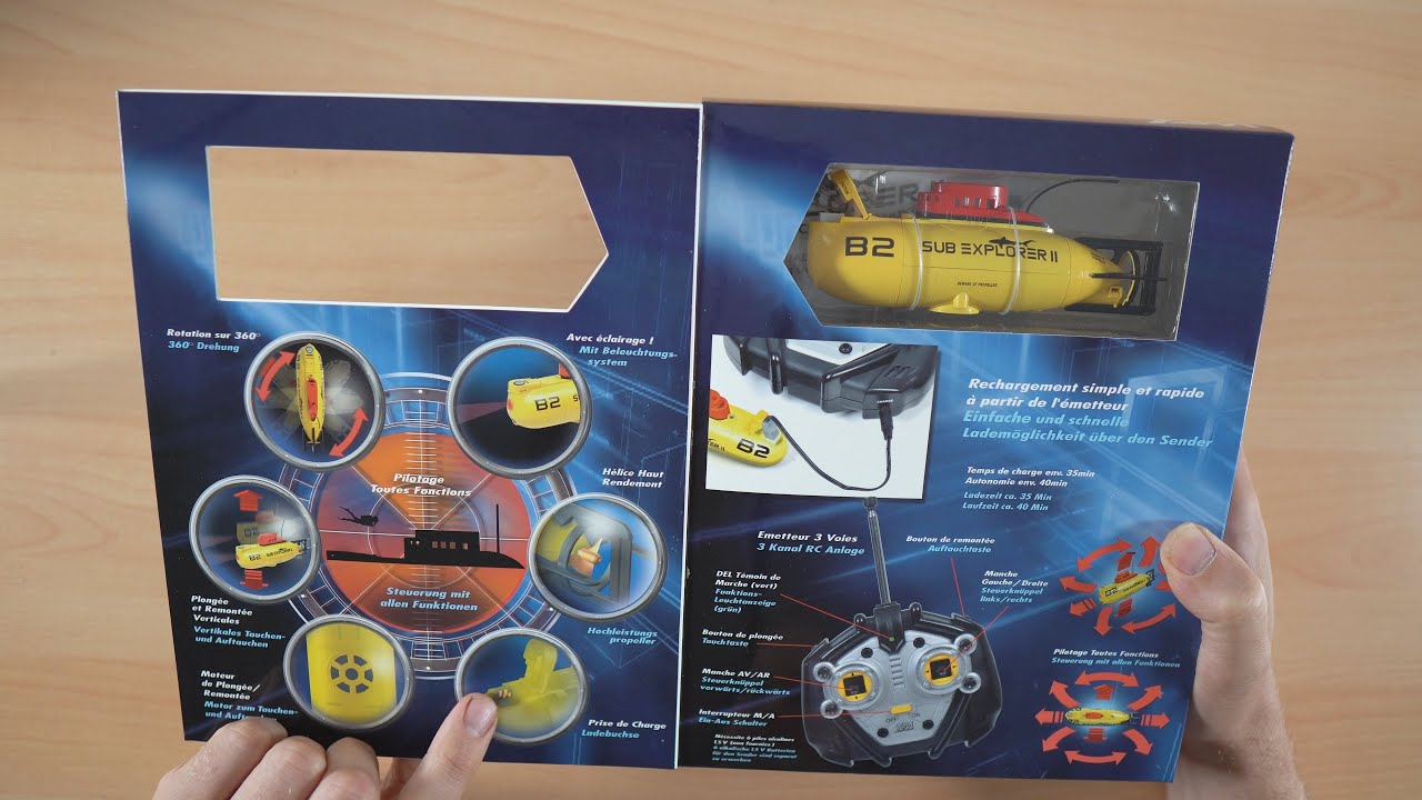 Unterwasseraufnahmen mit einem RC Mini U-Boot - Erklärung - Teil 1