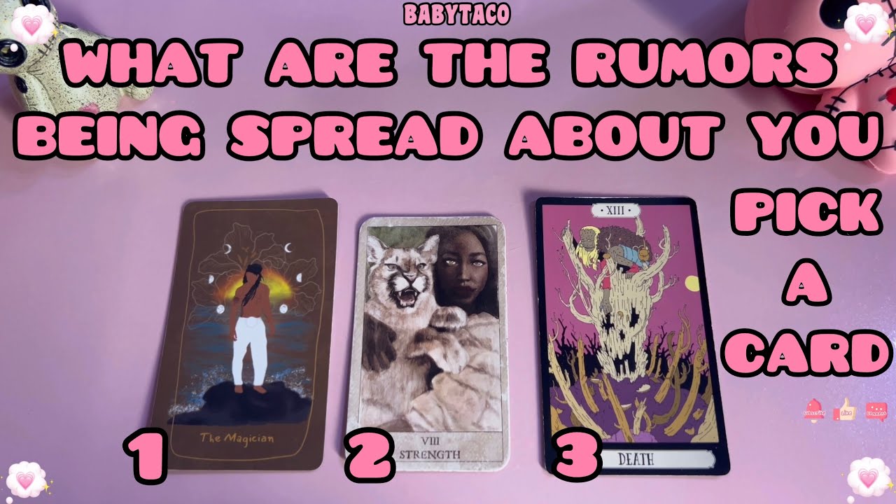WHAT ARE THE RUMORS BEING SPREAD ABOUT YOU 🔮PICK A CARD #pickacard #allsigns #gossip