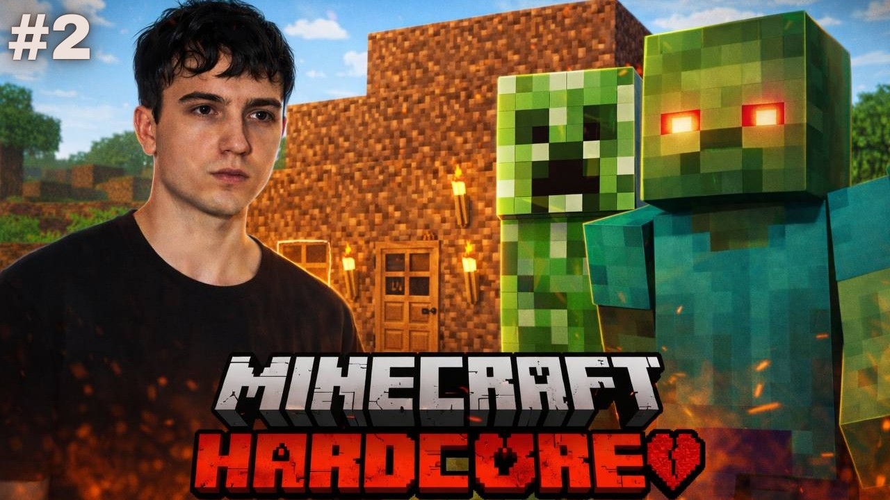 Bu Bölümden Sağ Çıkabilecek miyim? | Minecraft Hardcore 2. Bölüm