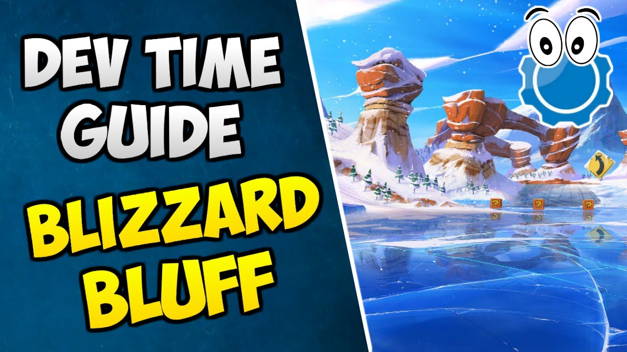 Blizzard Bluff Dev Times & FENCE SHORTCUT Quick Guide (CTR Nitro Fueled Developer Times Guide #10)