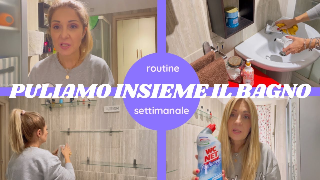 PULIZIA BAGNO || Routine settimanale