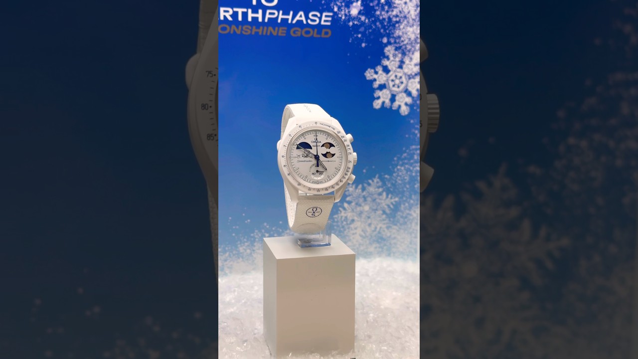 The new Omega x Swatch MoonSwatch Mission to Earthphase Moonshine Gold Cold Moon 