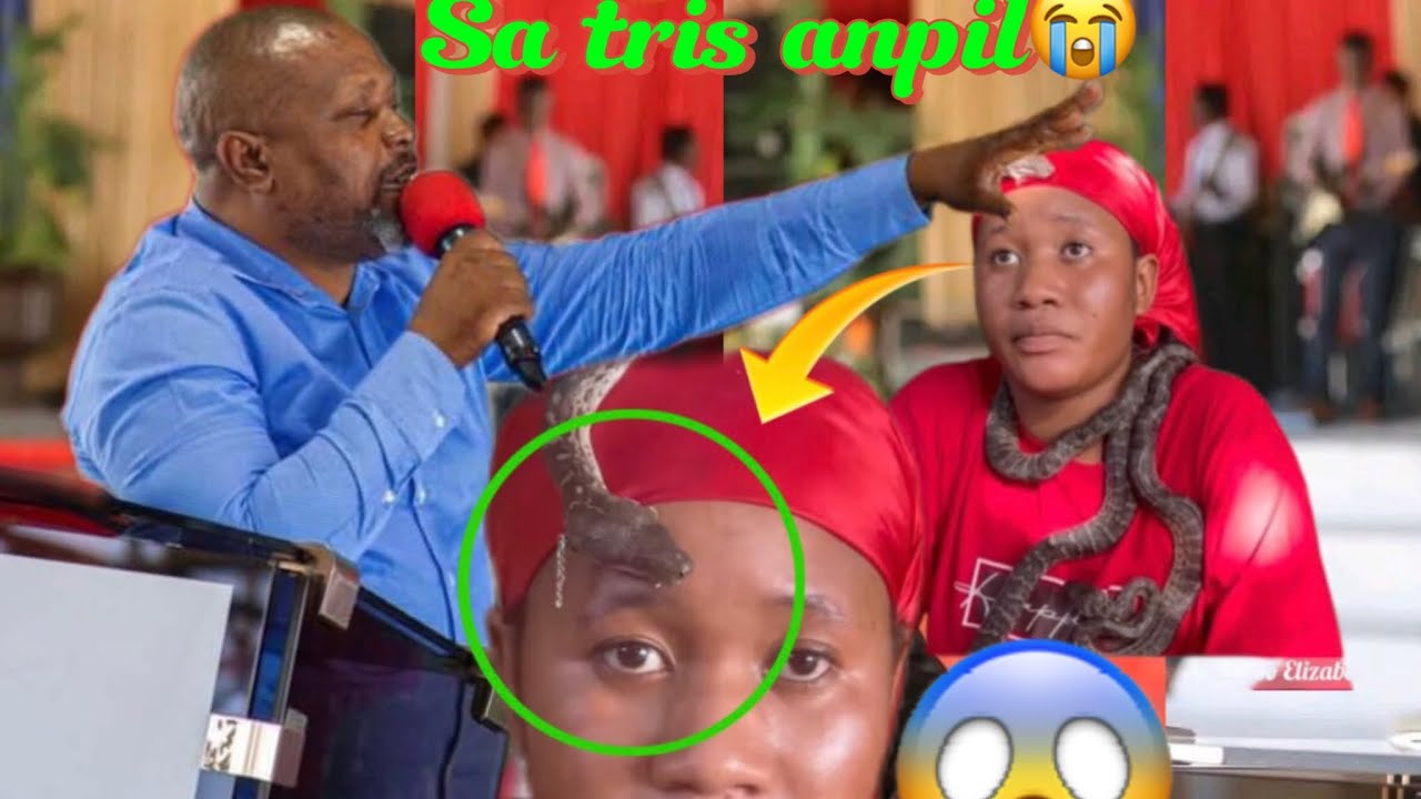 Dam sa marye ak 2koulèv😱koulèv yo gentan mange yon sèl grenn pitit gasonl te genyen😭 Cherubin desann