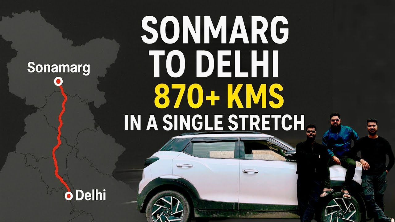 Sonmarg to Delhi in ONE GO! 🚗 870+ Km Drive | Last Part of Ladakh Road Trip -PART 15