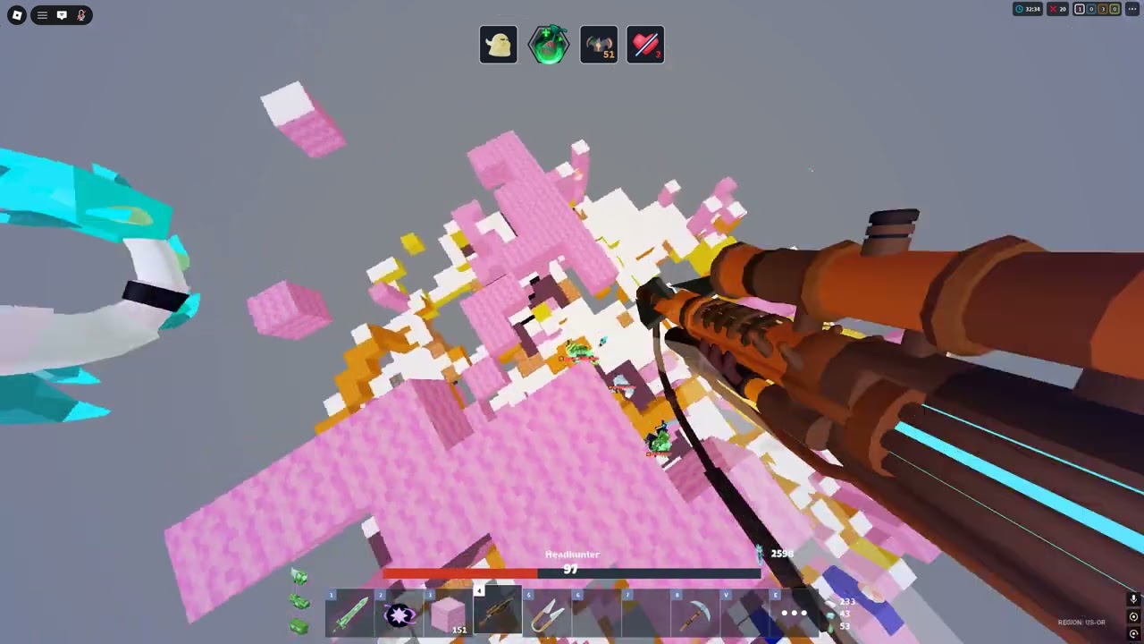 How I almost 1v6 CLUTCHED With SHEILA in Ranked.. (Roblox Bedwars)​