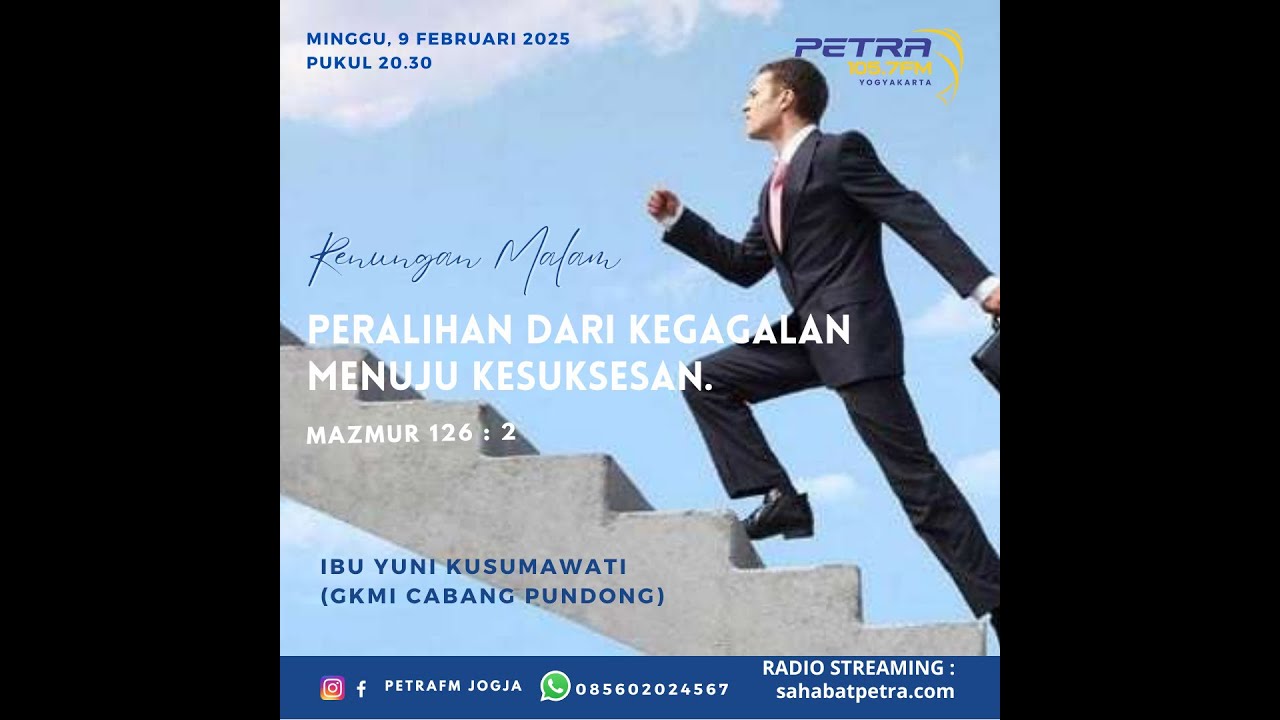 Peralihan Dari Kegagalan Menuju Kesuksesan (Mazmur 126 : 2) - Ibu. Yuni Kusumawati