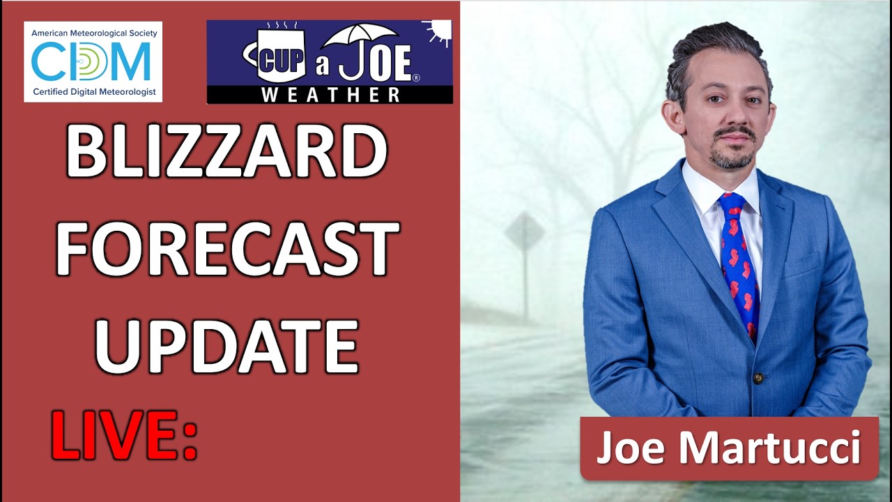 LIVE: Saturday Midday Forecast Update on NJ Nor'easter