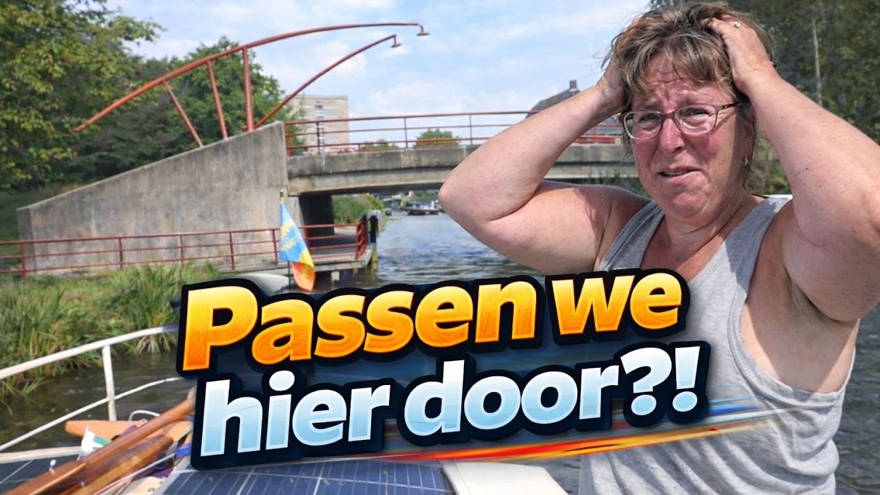 Stress volle momenten door deze sloot !