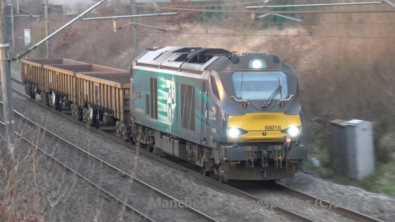 (4K) (WCML) Train Spotting At Acton Bridge On The 07/03/2024