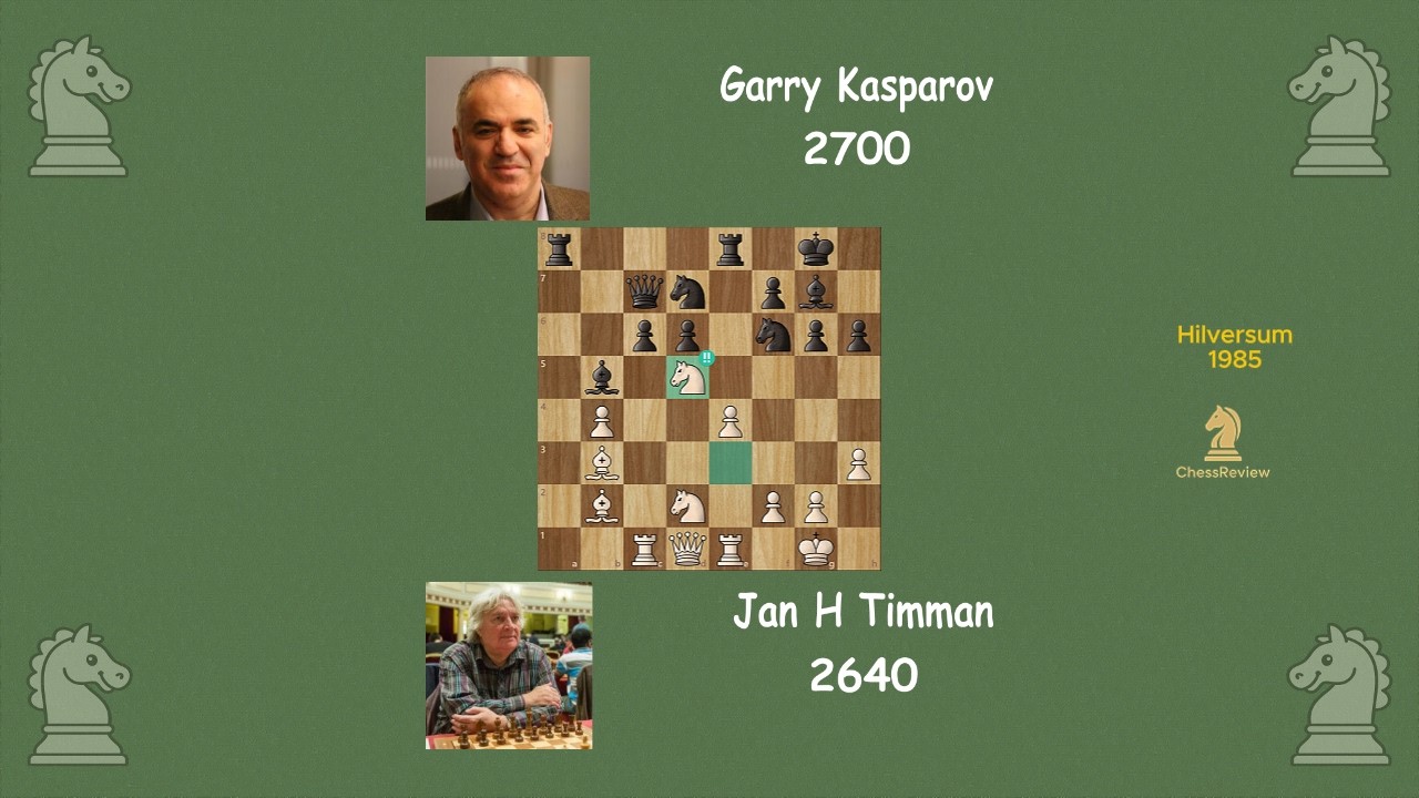 #Jan Timman Defeats Garry Kasparov (Hilversum 1985) – A Tribute to a Legend