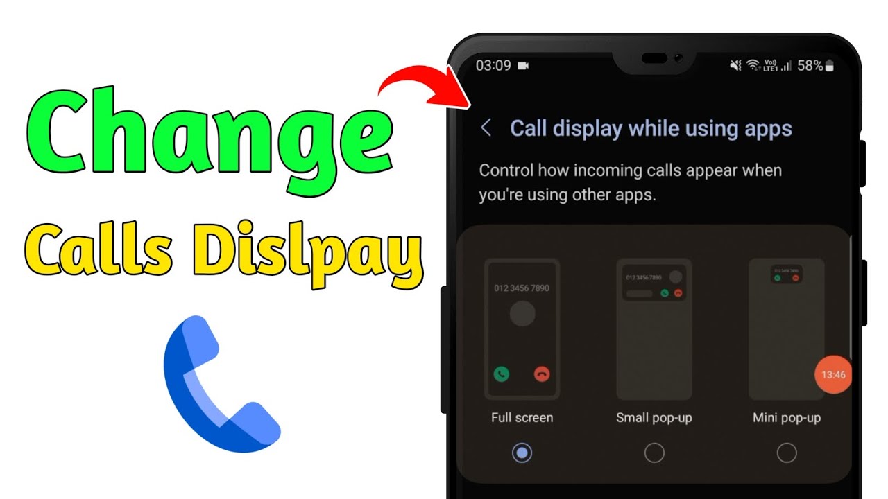 How To Change Calls Display While Using Apps | Call Pop-Up Setting