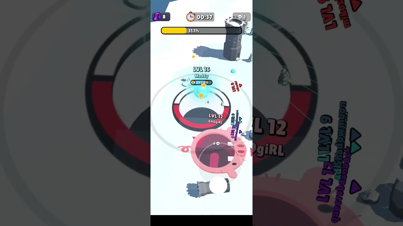 Hole.io Gameplay | Level 1 to Max Level | Biggest Black Hole City Destruction | Hole io Android Game
