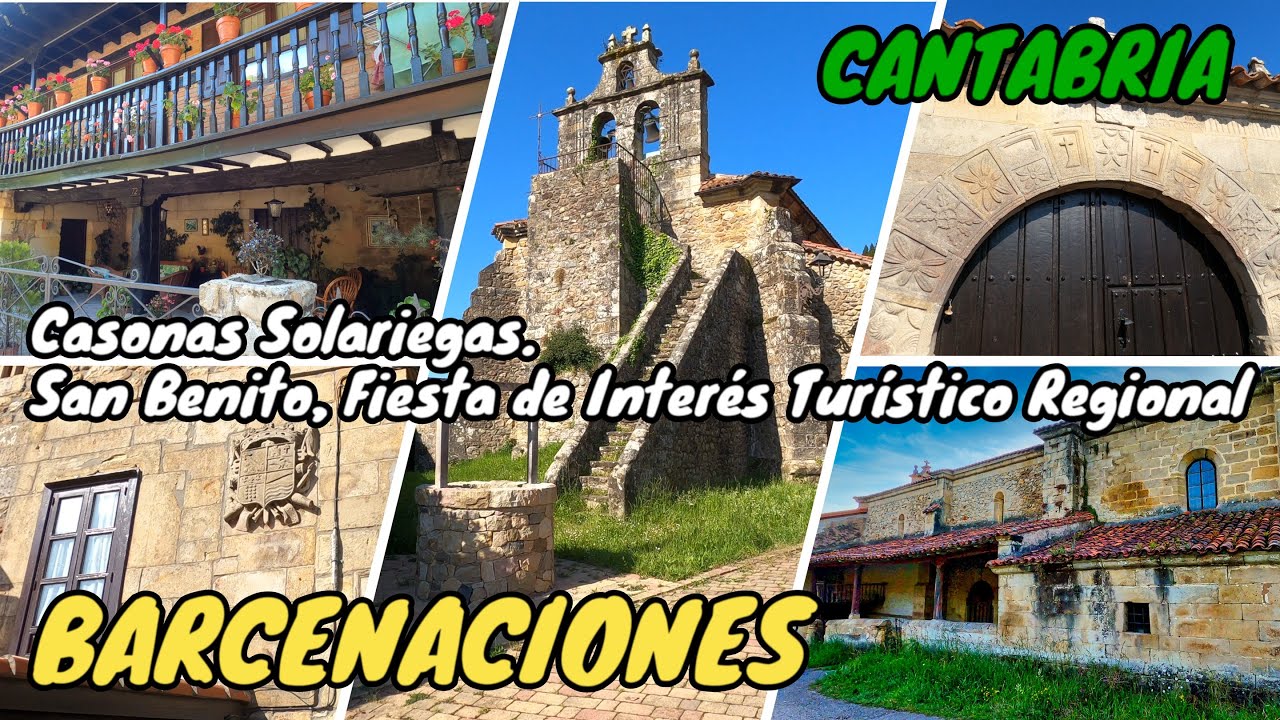 BARCENACIONES - REOCÍN - Un paseo por el pueblo viendo sus Casonas Solariegas - CANTABRIA 4K