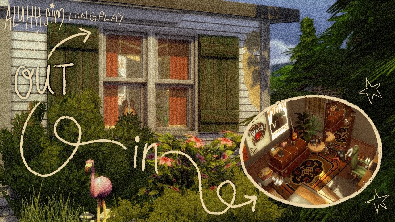 an un-filtered decorating video for my save🛋️🌞🎸the sims 4: longplay with commentary pt.2