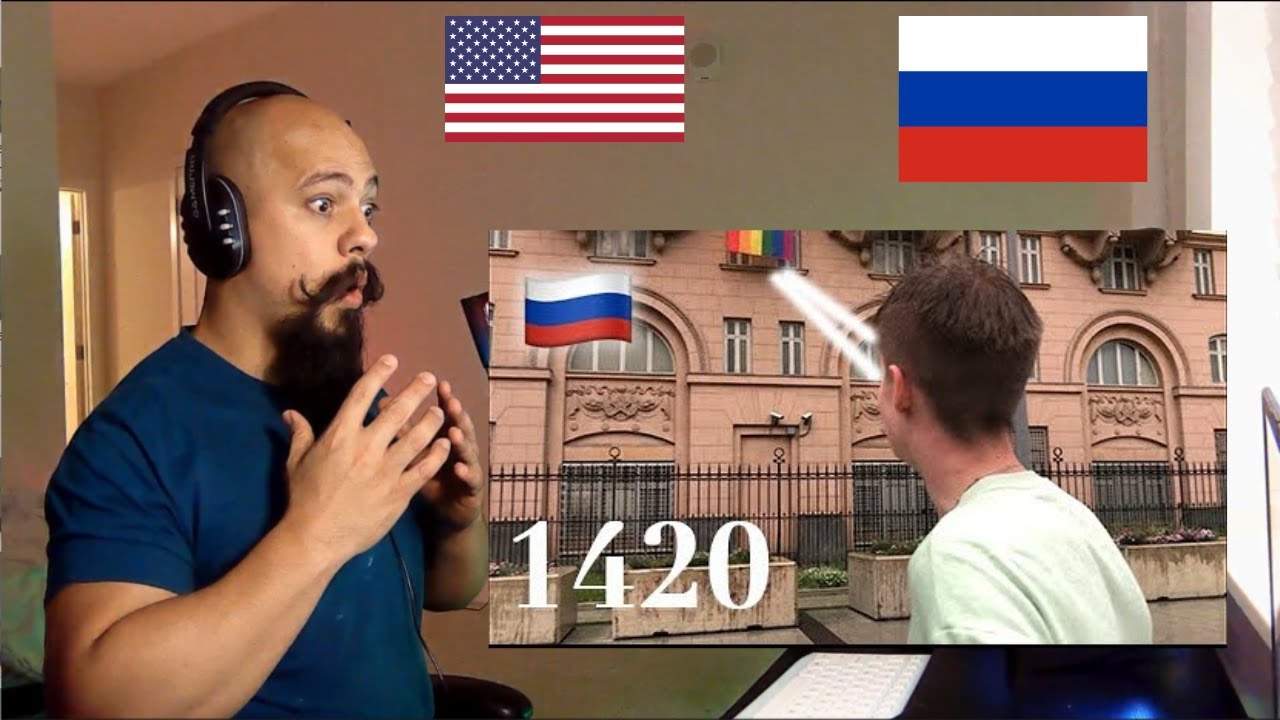 American Reacts Россияне отреагировали на ЛГБТ флаг на посольстве США | Russians react to LGBT flag