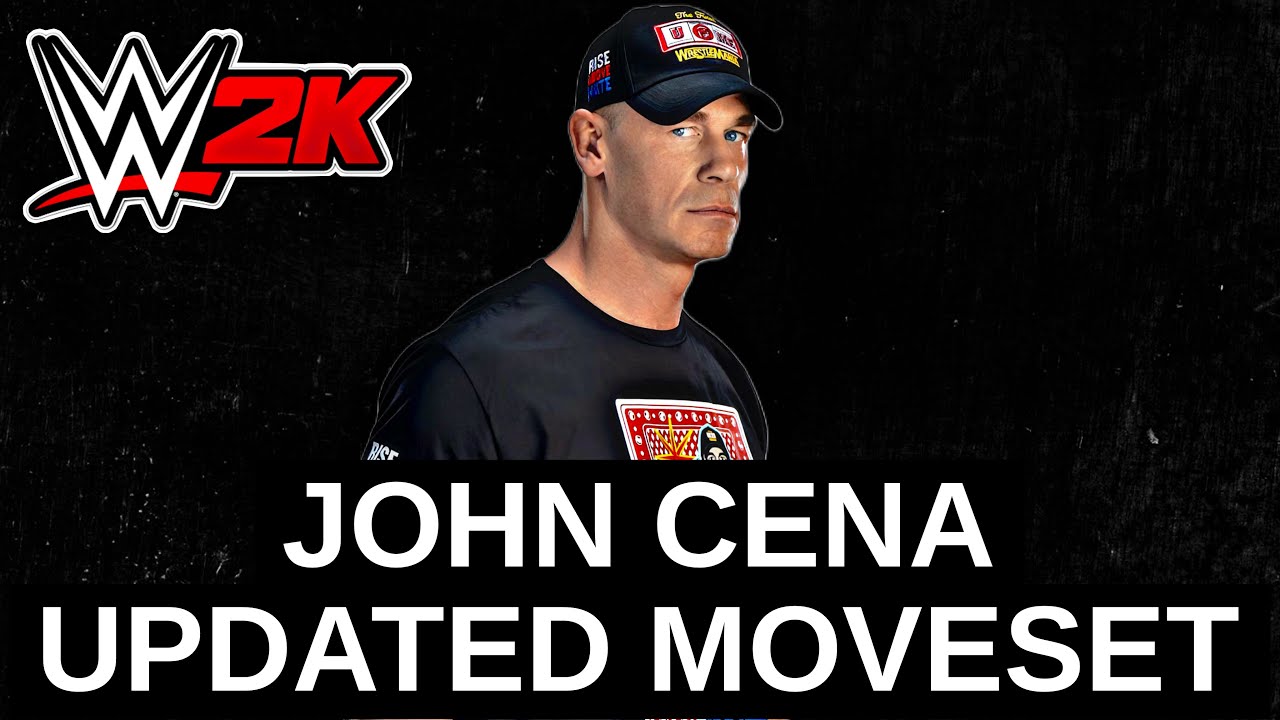 WWE 2K25 | John Cena '25 (Heel) Updated Moveset + Realistic Base Superstar Settings