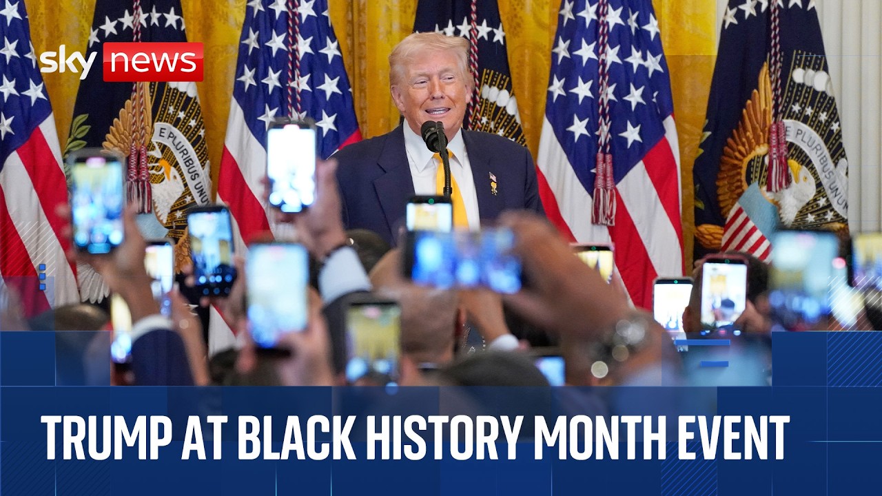 Donald Trump attends Black History Month event at the White House | Watch in full