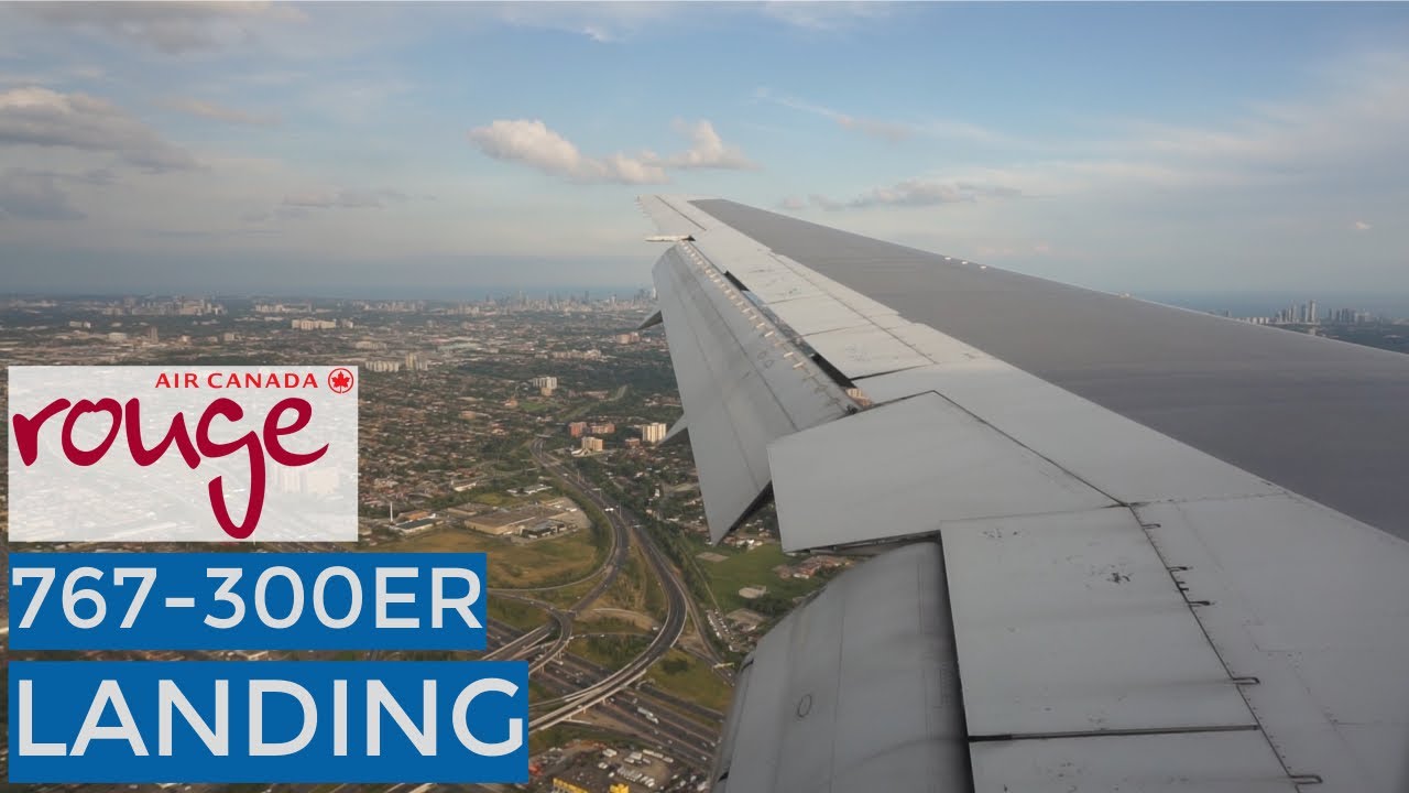 BEAUTIFUL APPROACH | LANDING | Budapest to Toronto | Air Canada Rouge 767-35H(ER) (C-GHLK)