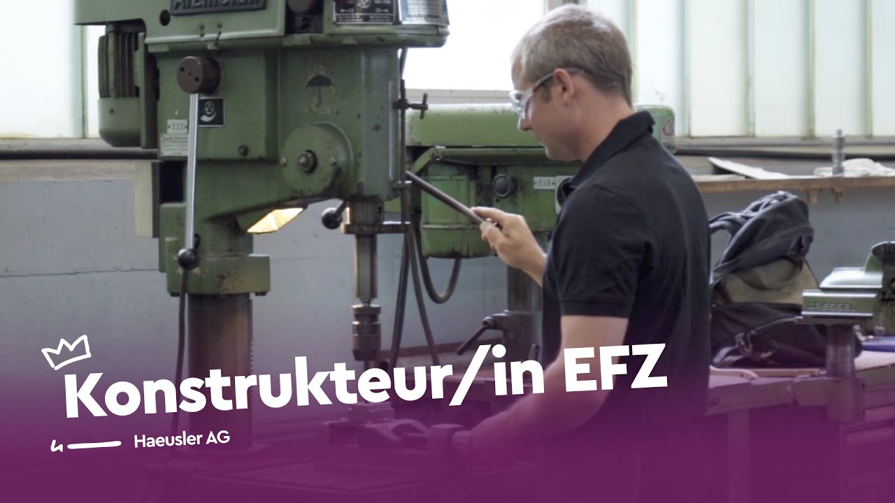 Ein Einblick in die Arbeit als Konstrukteur/in EFZ bei der Haeusler AG | Lehrstellenvideo | Yousty
