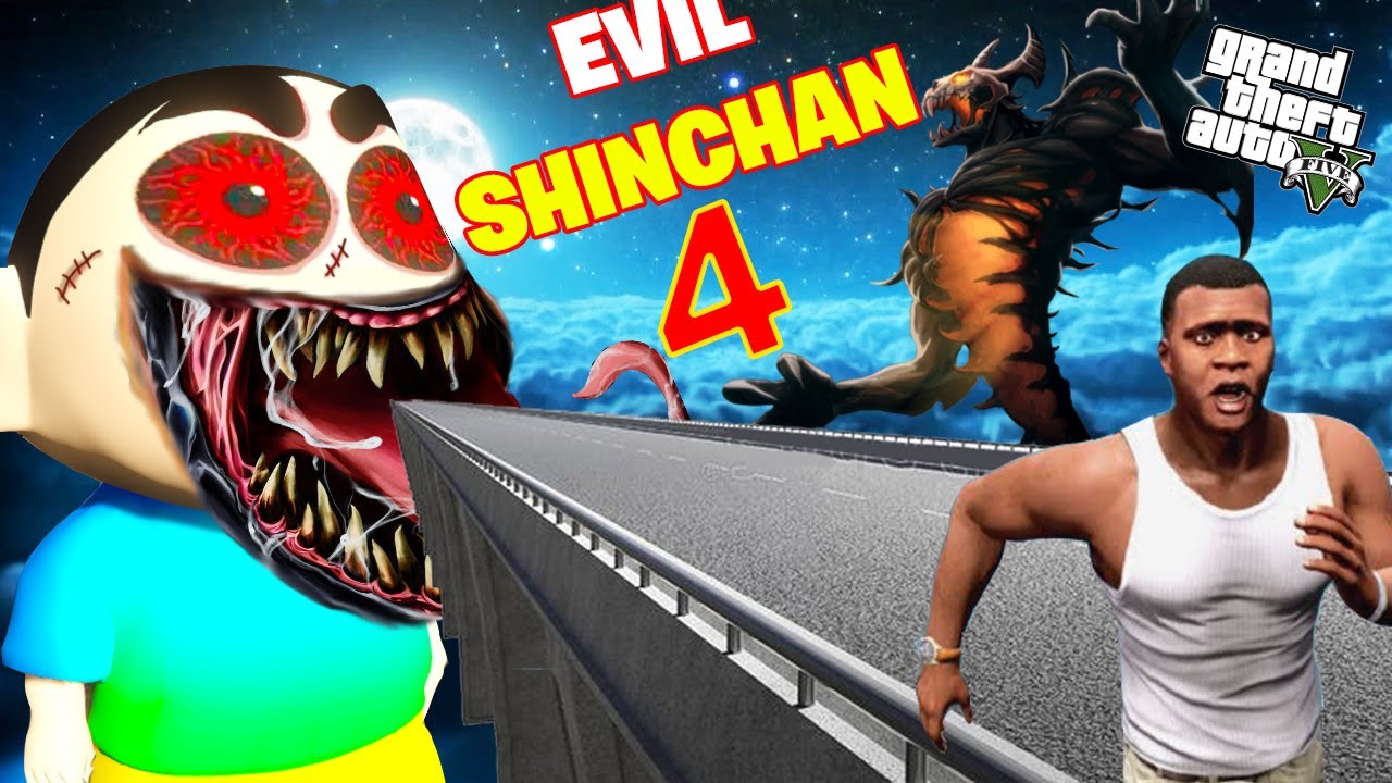 GTA 5 : What Happens To SHINCHAN (PART 4) At 3 AM AGAIN ||  GTA 5 (Scary) | SHINCHAN Kill FRANKLIN