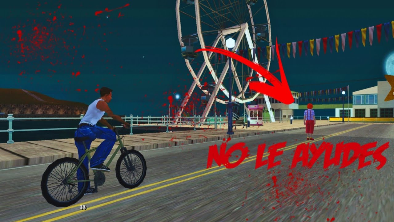Nunca Ayudes a Este payaso 💀- GTA San Andreas Creepypasta
