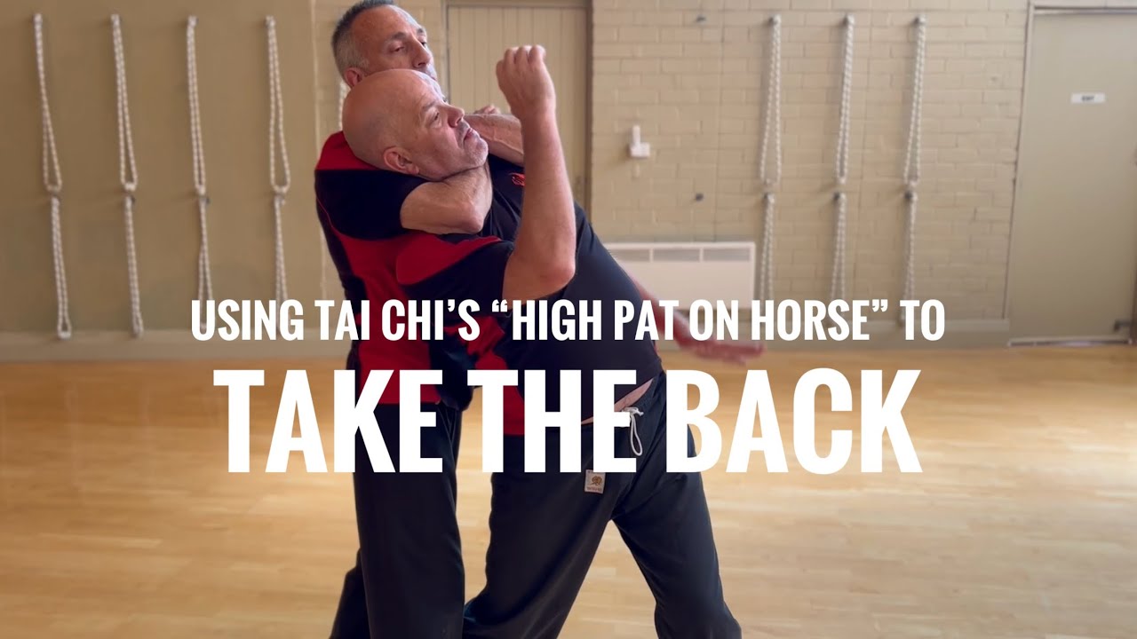 Using Tai Chi’s “High Pat on Horse” to take the back