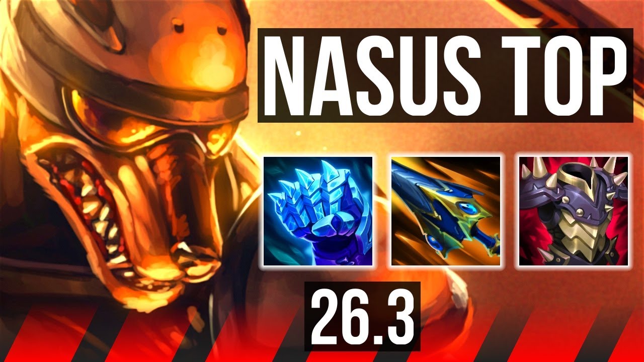 NASUS vs TRYNDAMERE (TOP) | 41K damage | KR Master | 26.3