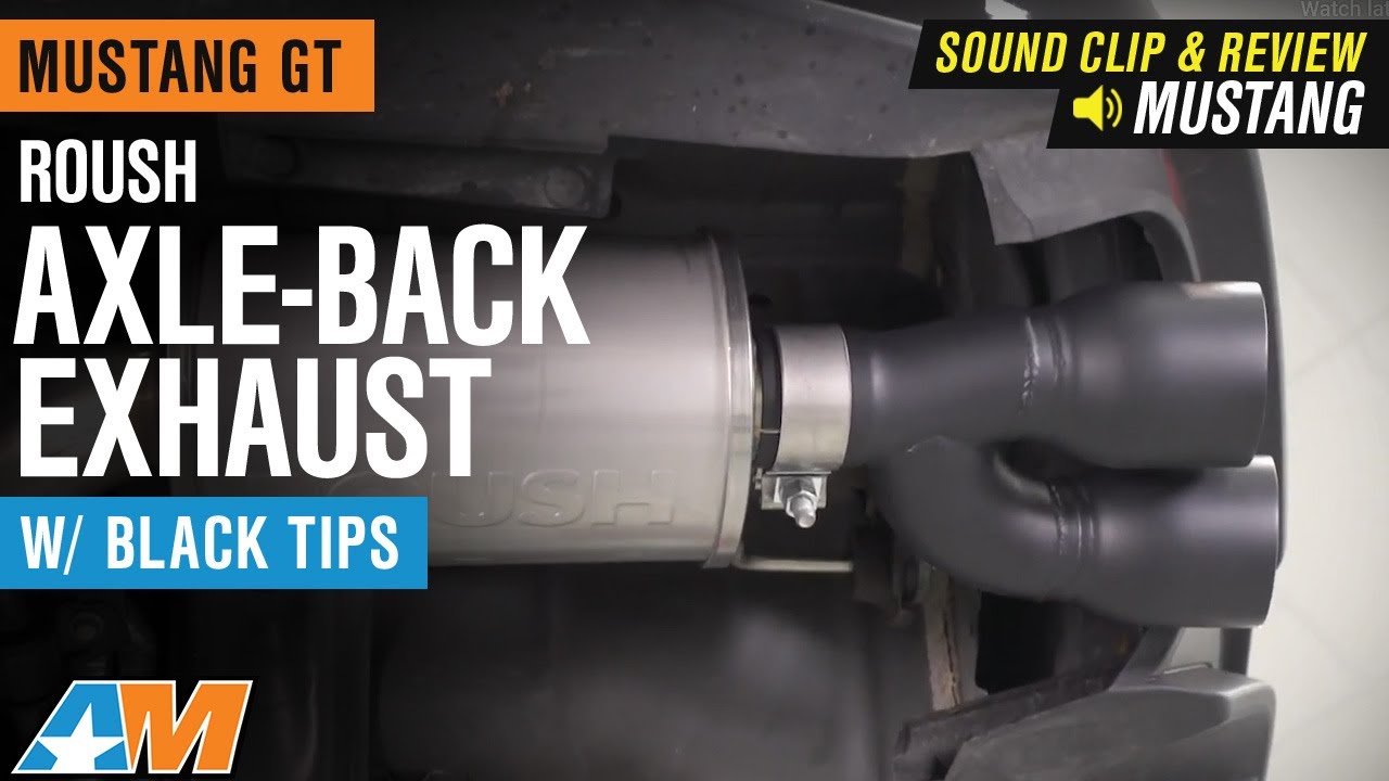 2018-2020 Roush Axle-Back Exhaust w/ Black Tips Review & Install